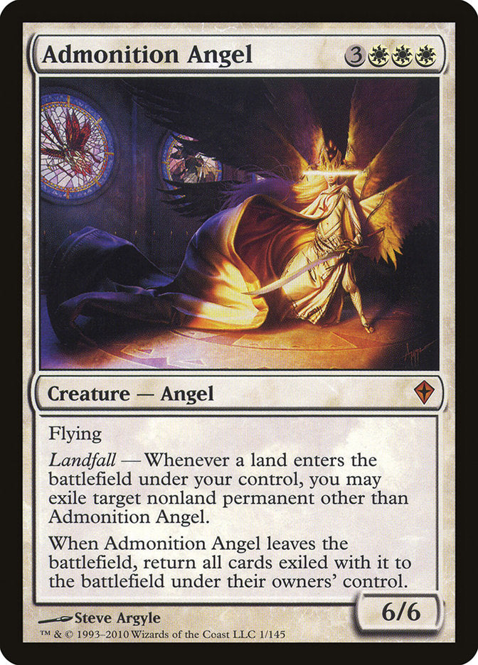 Admonition Angel [Worldwake] | Anubis Games and Hobby