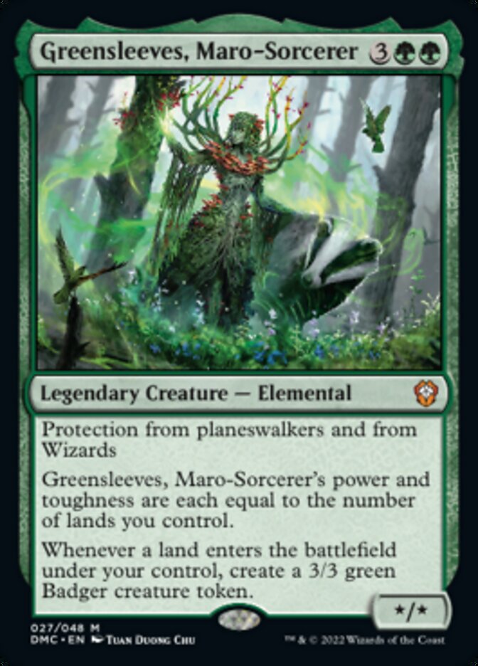 Greensleeves, Maro-Sorcerer [Dominaria United Commander] | Anubis Games and Hobby