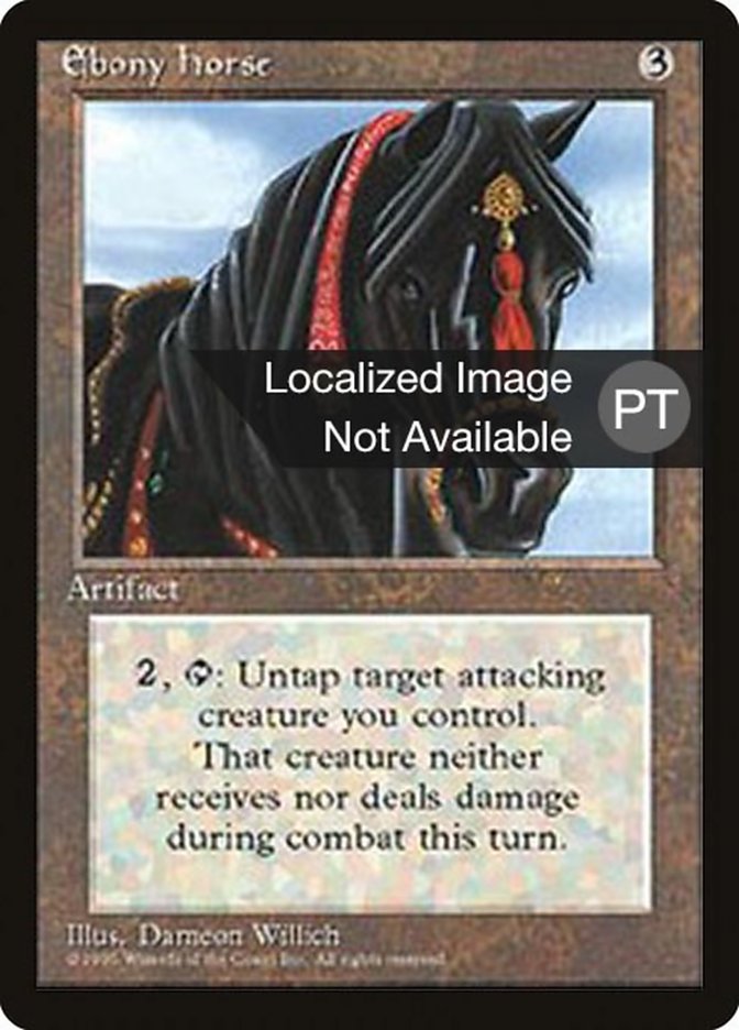 Ebony Horse [Fourth Edition (Foreign Black Border)] | Anubis Games and Hobby