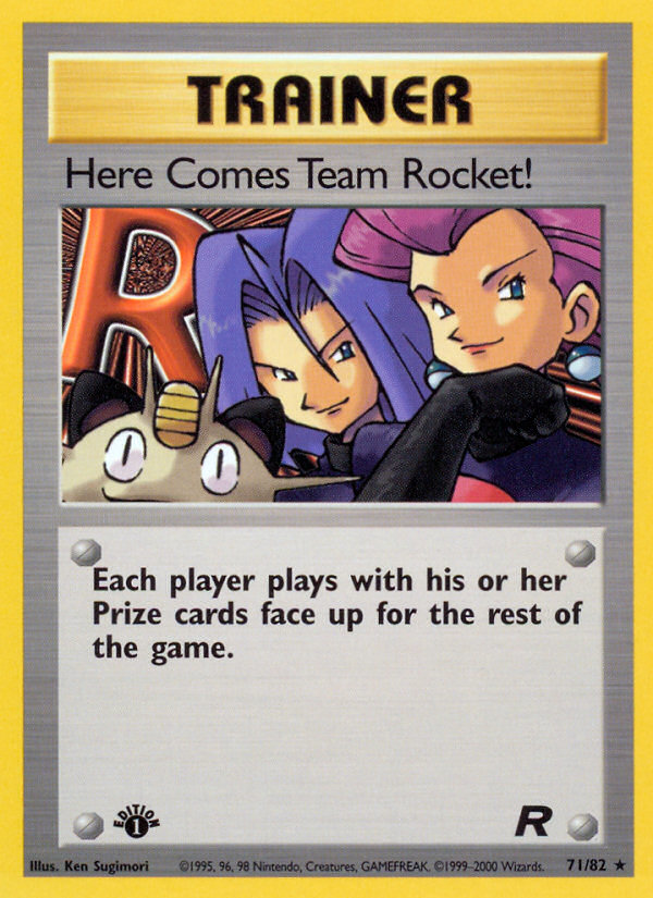 Here Comes Team Rocket! (71/82) [Team Rocket 1st Edition] | Anubis Games and Hobby