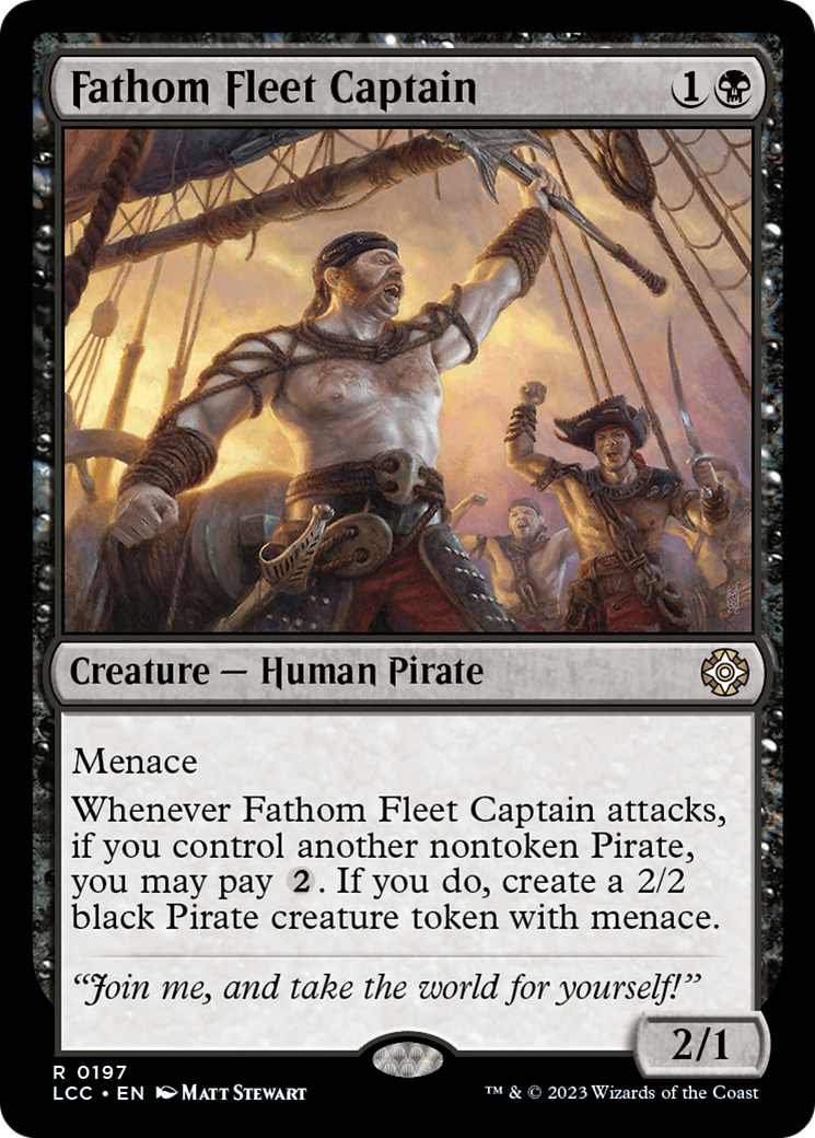 Fathom Fleet Captain [The Lost Caverns of Ixalan Commander] | Anubis Games and Hobby