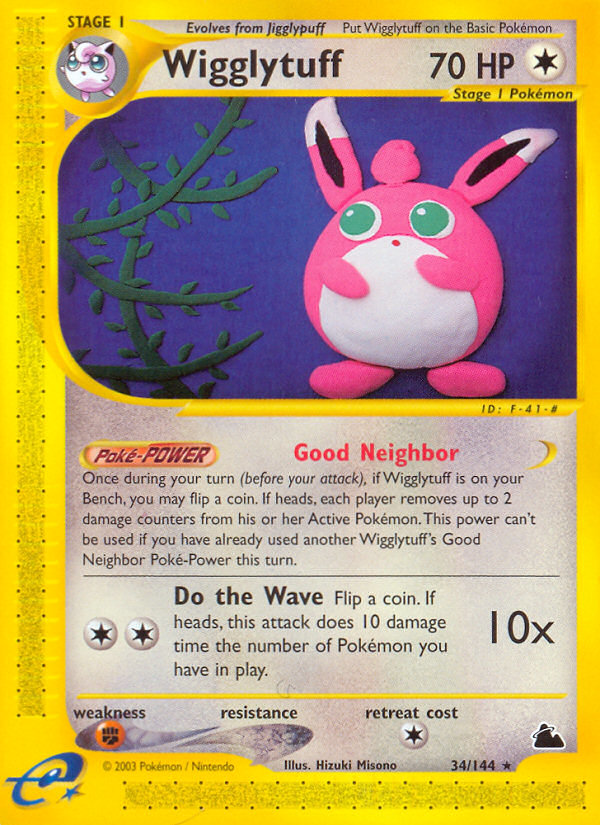 Wigglytuff (34/144) [Skyridge] | Anubis Games and Hobby