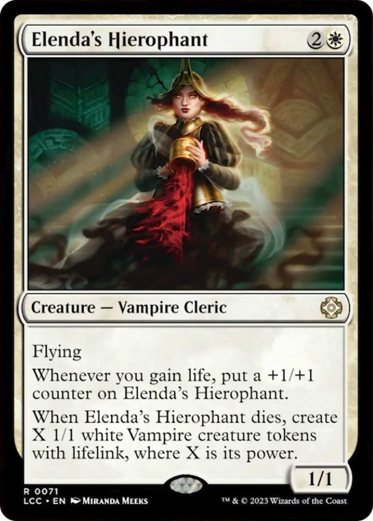 Elenda's Hierophant [The Lost Caverns of Ixalan Commander] | Anubis Games and Hobby