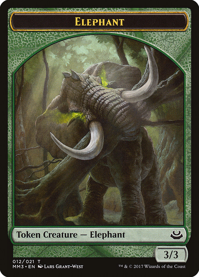 Elephant Token [Modern Masters 2017 Tokens] | Anubis Games and Hobby