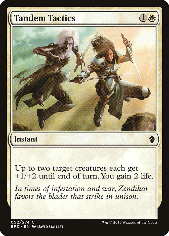 Tandem Tactics [Battle for Zendikar] | Anubis Games and Hobby
