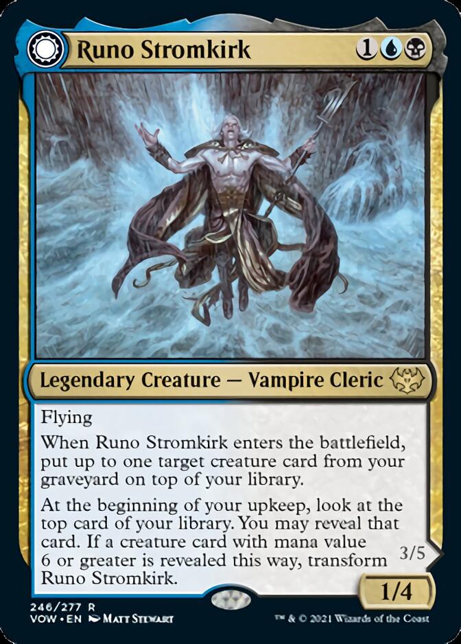 Runo Stromkirk // Krothuss, Lord of the Deep [Innistrad: Crimson Vow] | Anubis Games and Hobby