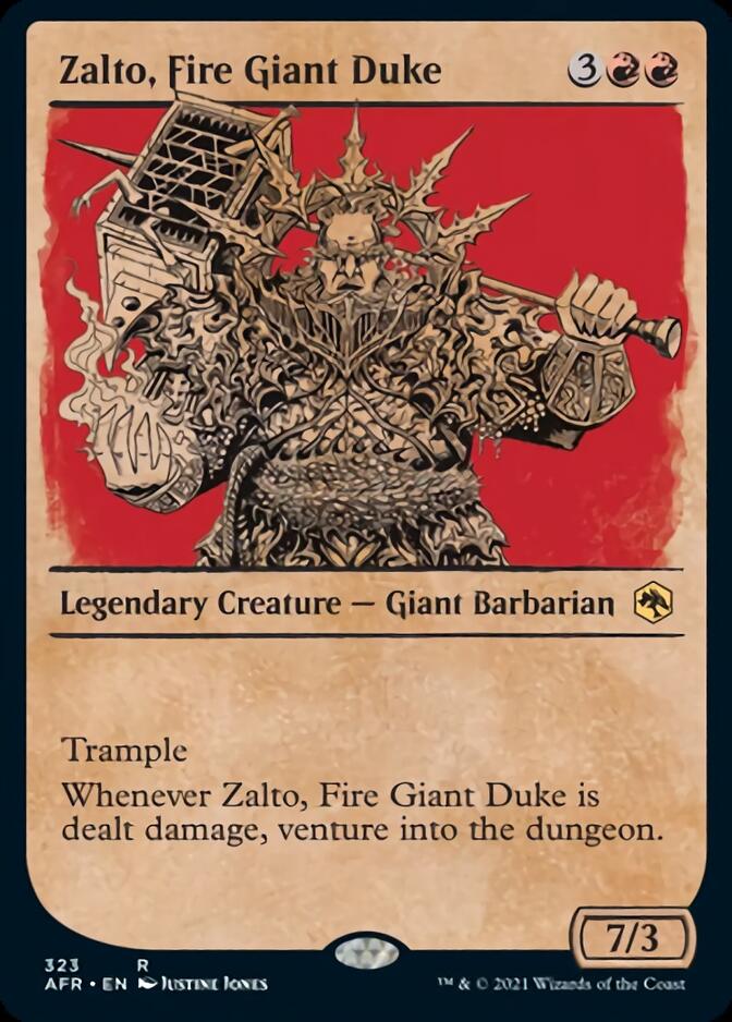 Zalto, Fire Giant Duke (Showcase) [Dungeons & Dragons: Adventures in the Forgotten Realms] | Anubis Games and Hobby