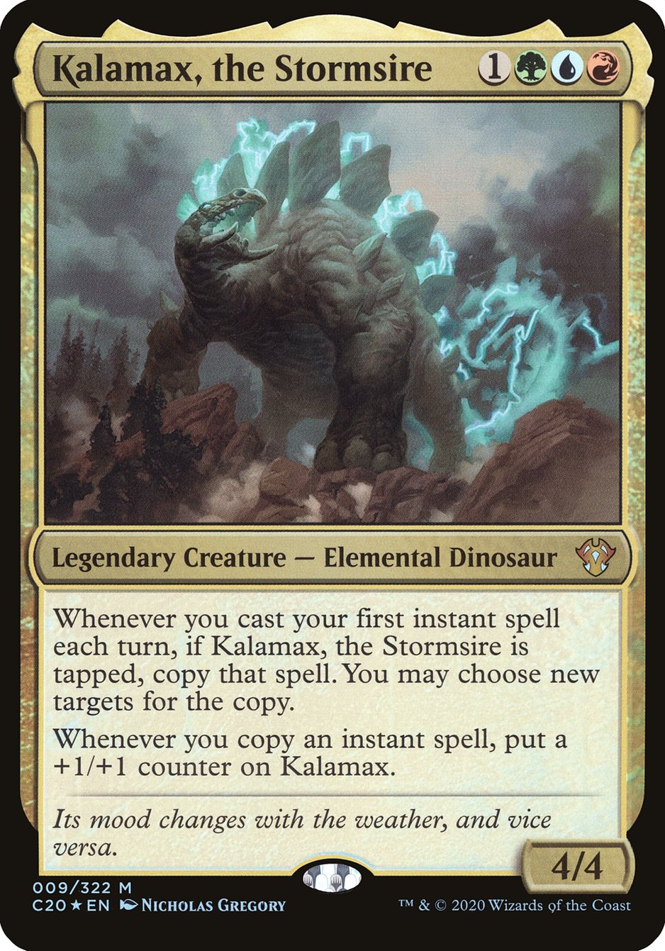 Kalamax, the Stormsire (Oversized) [Commander 2020 Oversized] | Anubis Games and Hobby