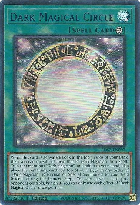 Dark Magical Circle (Blue) [LDS3-EN093] Ultra Rare | Anubis Games and Hobby