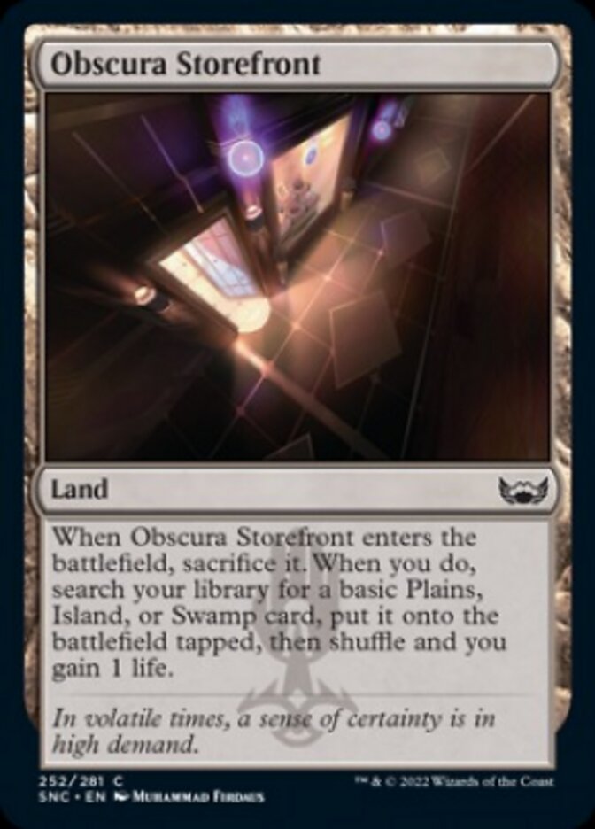 Obscura Storefront [Streets of New Capenna] | Anubis Games and Hobby