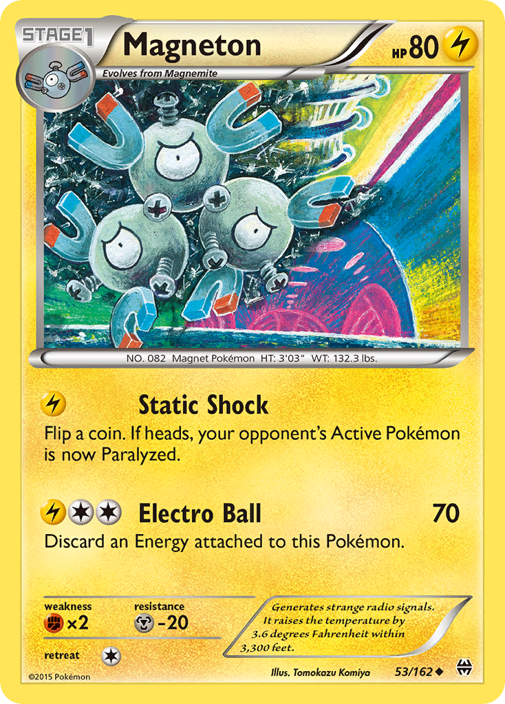 Magneton (53/162) [XY: BREAKthrough] | Anubis Games and Hobby