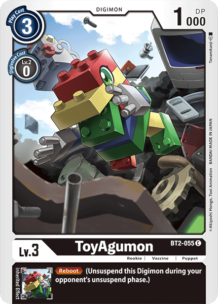 ToyAgumon [BT2-055] [Release Special Booster Ver.1.0] | Anubis Games and Hobby