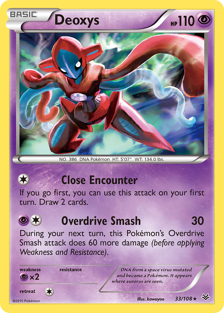 Deoxys (33/108) [XY: Roaring Skies] | Anubis Games and Hobby