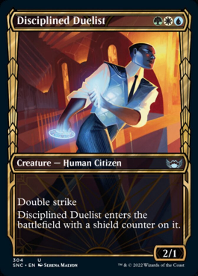 Disciplined Duelist (Showcase Golden Age) [Streets of New Capenna] | Anubis Games and Hobby
