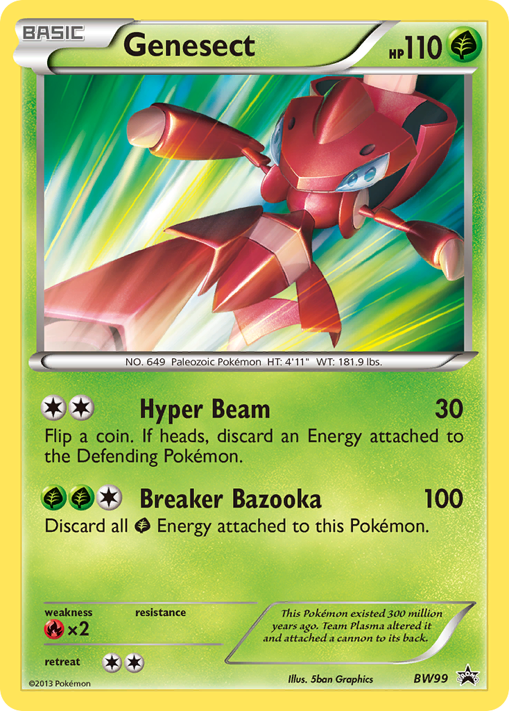 Genesect (BW99) [Black & White: Black Star Promos] | Anubis Games and Hobby