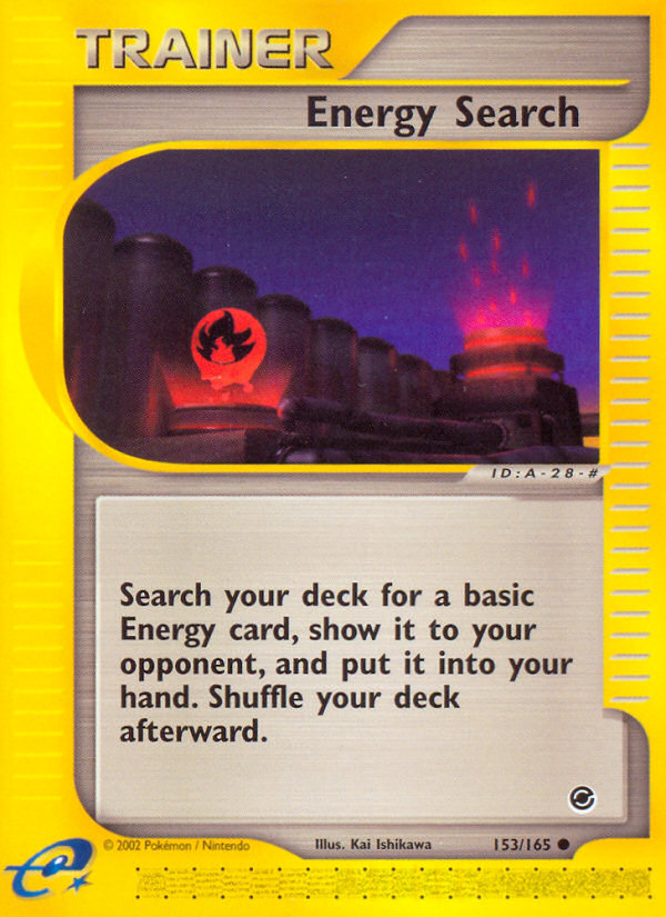 Energy Search (153/165) [Expedition: Base Set] | Anubis Games and Hobby