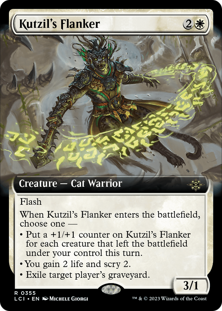 Kutzil's Flanker (Extended Art) [The Lost Caverns of Ixalan] | Anubis Games and Hobby