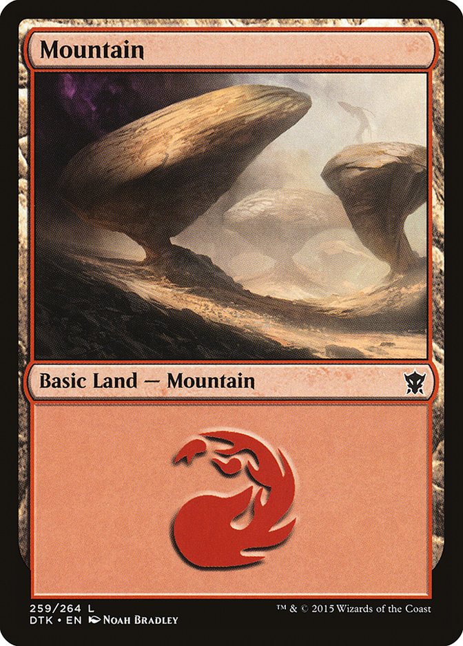 Mountain (259) [Dragons of Tarkir] | Anubis Games and Hobby