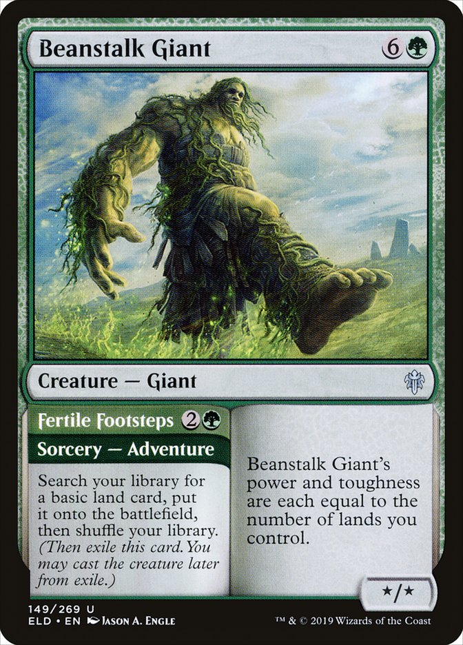 Beanstalk Giant // Fertile Footsteps [Throne of Eldraine] | Anubis Games and Hobby