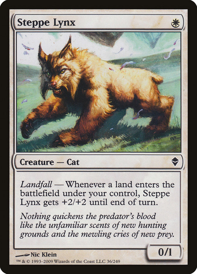 Steppe Lynx [Zendikar] | Anubis Games and Hobby