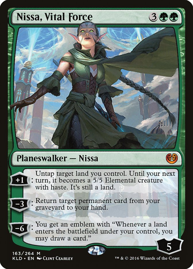 Nissa, Vital Force (Promo Pack) [Kaladesh Promos] | Anubis Games and Hobby