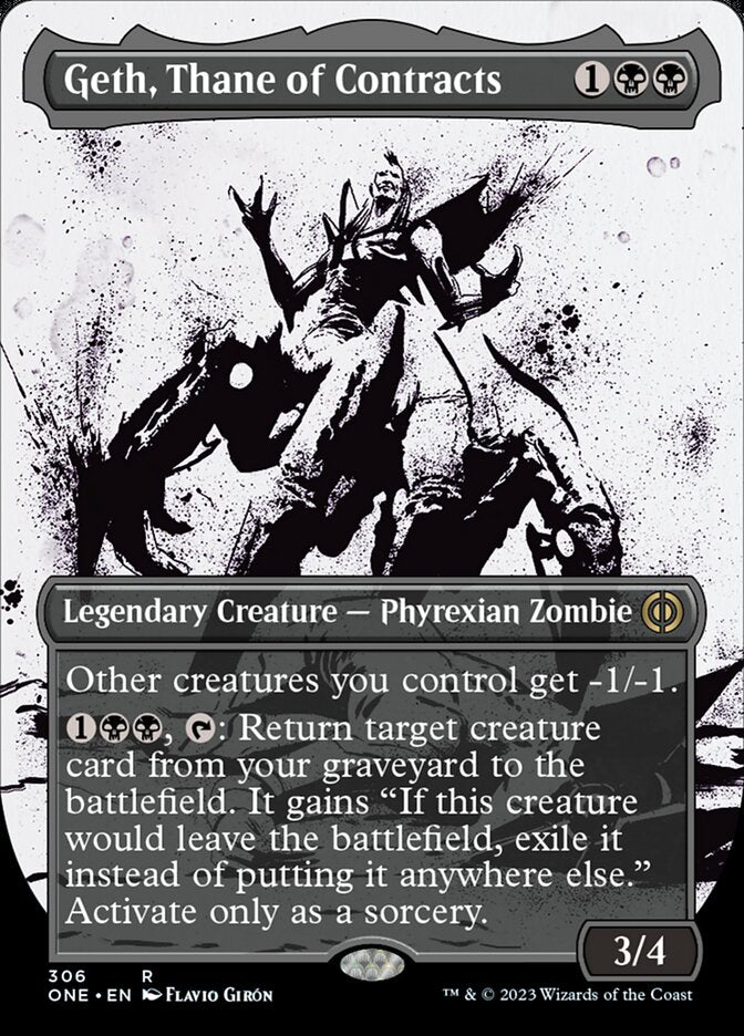 Geth, Thane of Contracts (Borderless Ichor) [Phyrexia: All Will Be One] | Anubis Games and Hobby