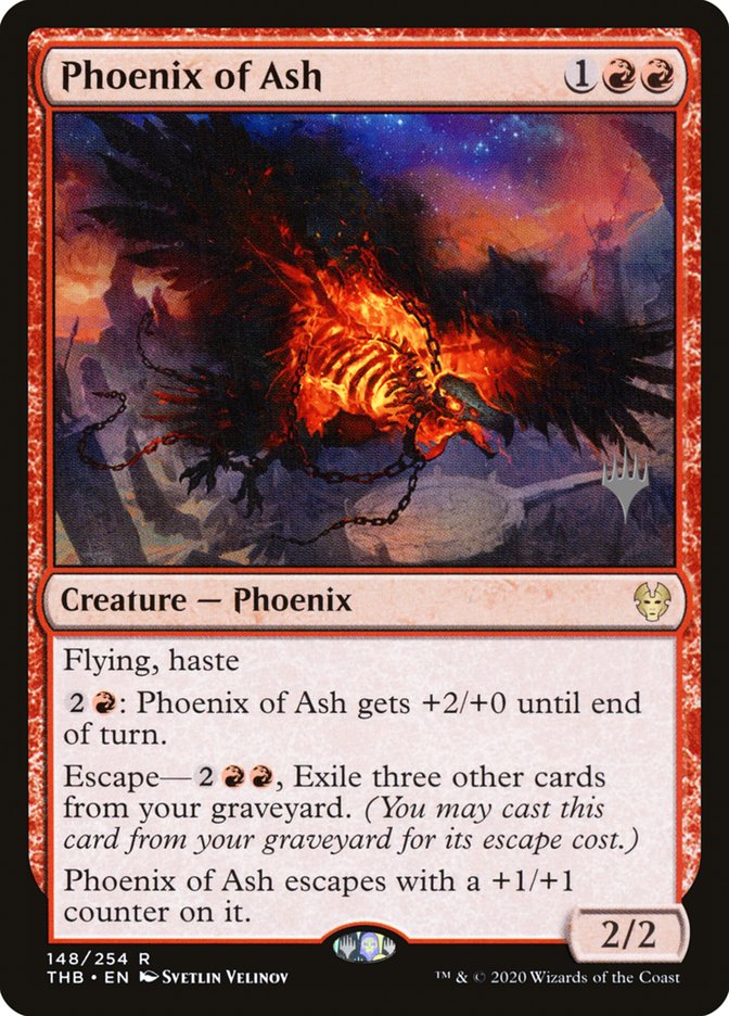 Phoenix of Ash (Promo Pack) [Theros Beyond Death Promos] | Anubis Games and Hobby