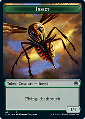 Insect // Soldier Double-Sided Token [Starter Commander Decks] | Anubis Games and Hobby