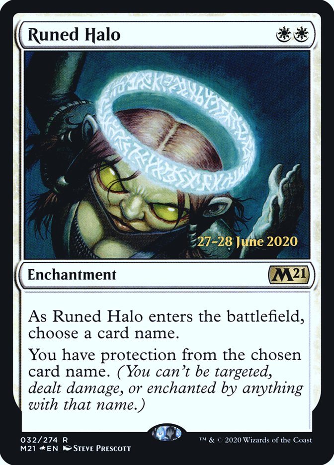 Runed Halo [Core Set 2021 Prerelease Promos] | Anubis Games and Hobby