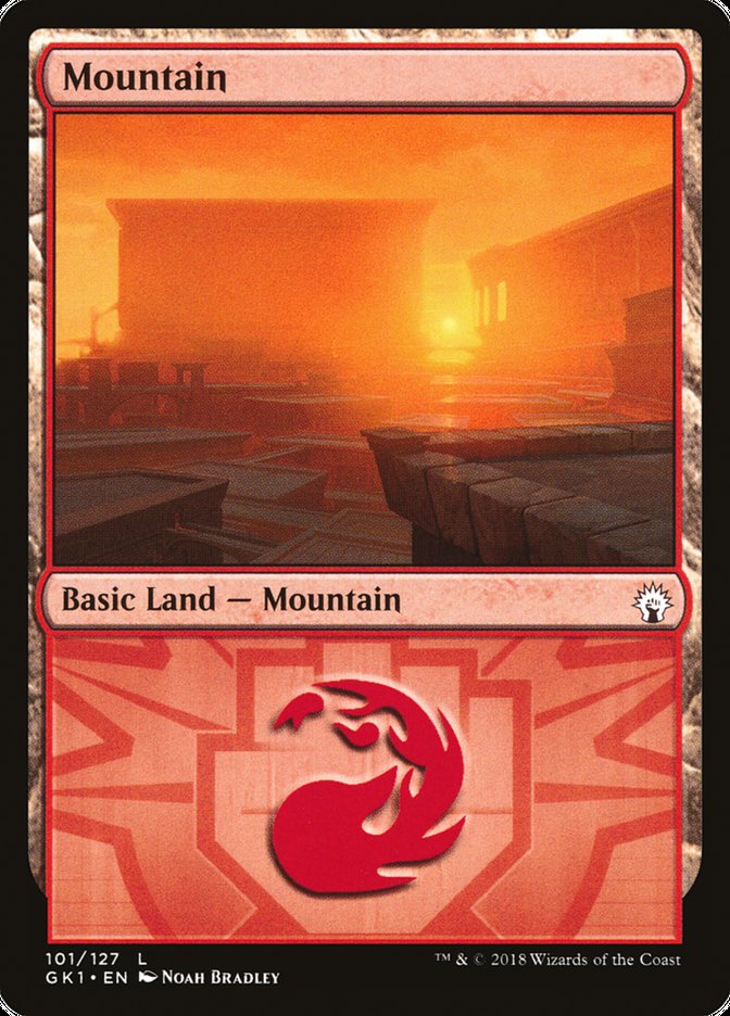 Mountain (101) [Guilds of Ravnica Guild Kit] | Anubis Games and Hobby