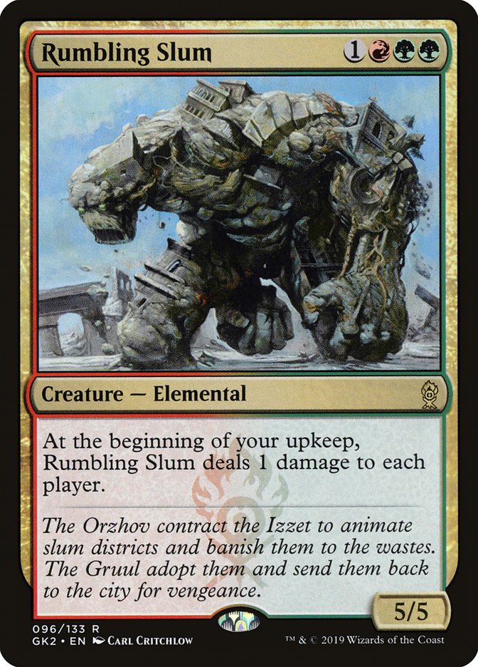 Rumbling Slum [Ravnica Allegiance Guild Kit] | Anubis Games and Hobby