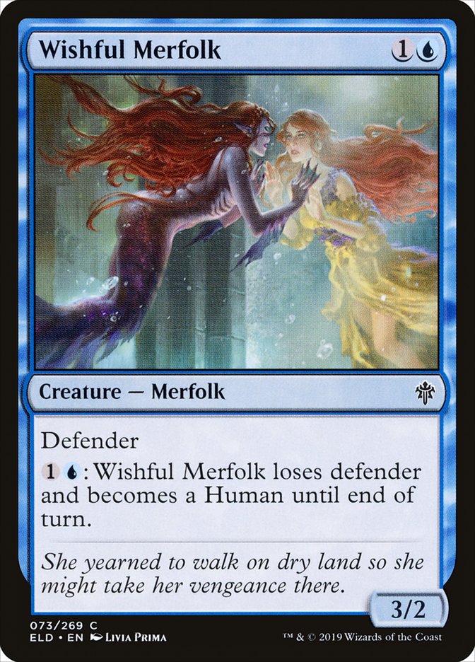 Wishful Merfolk [Throne of Eldraine] | Anubis Games and Hobby