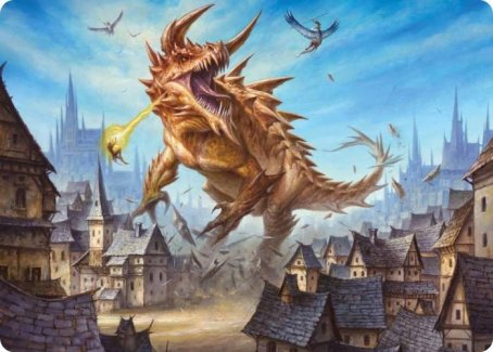 Tarrasque Art Card [Dungeons & Dragons: Adventures in the Forgotten Realms Art Series] | Anubis Games and Hobby