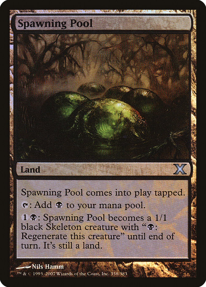 Spawning Pool (Premium Foil) [Tenth Edition] | Anubis Games and Hobby