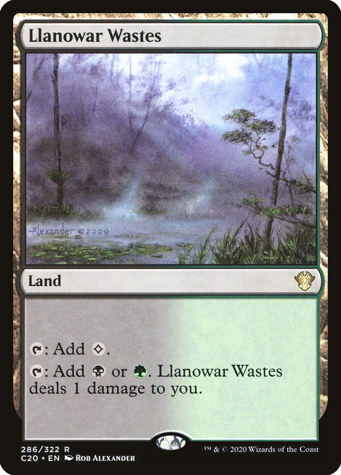 Llanowar Wastes [Commander 2020] | Anubis Games and Hobby