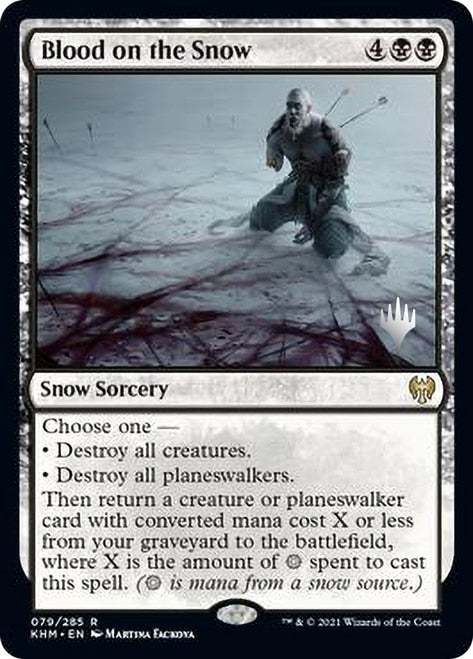 Blood on the Snow (Promo Pack) [Kaldheim Promos] | Anubis Games and Hobby