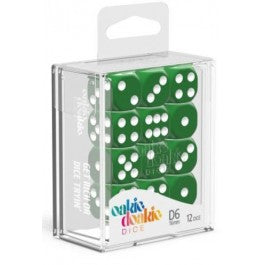 Oakie Doakie Dice Solid Green 16mm D6 | Anubis Games and Hobby
