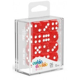 Oakie Doakie Dice Speckled Red 16mm D6 | Anubis Games and Hobby