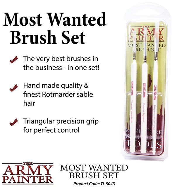 Most Wanted Brush Set | Anubis Games and Hobby