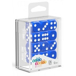 Oakie Doakie Dice Solid Blue 16mm D6 | Anubis Games and Hobby