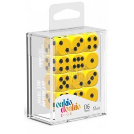 Oakie Doakie Dice Solid Yellow 16mm D6 | Anubis Games and Hobby