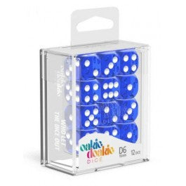 Oakie Doakie Dice Translucent Blue 16mm D6 | Anubis Games and Hobby