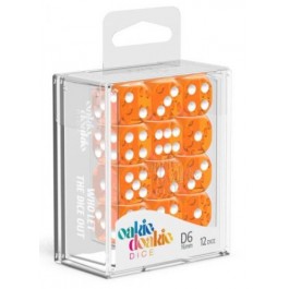Oakie Doakie Dice Translucent Orange 16mm D6 | Anubis Games and Hobby