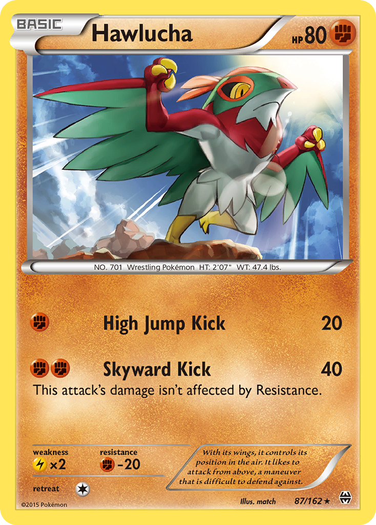 Hawlucha (87/162) [XY: BREAKthrough] | Anubis Games and Hobby