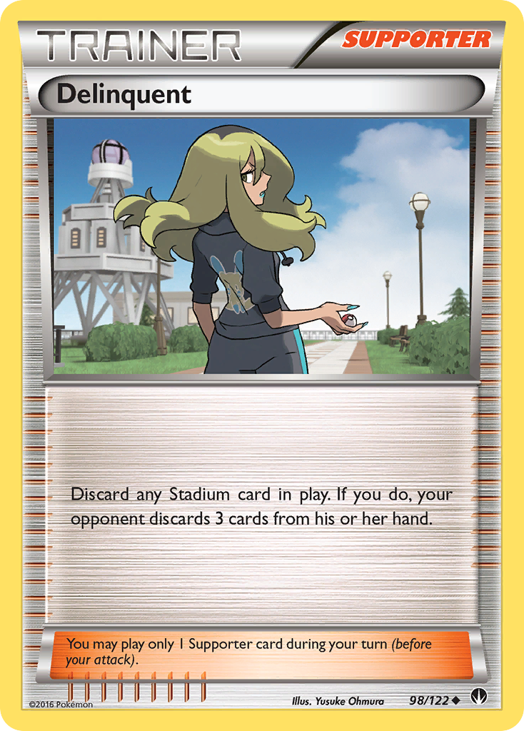 Delinquent (98/122) [XY: BREAKpoint] | Anubis Games and Hobby