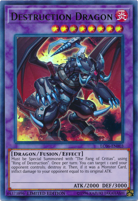 Destruction Dragon - LC06-EN003 [LC06-EN003] Ultra Rare | Anubis Games and Hobby