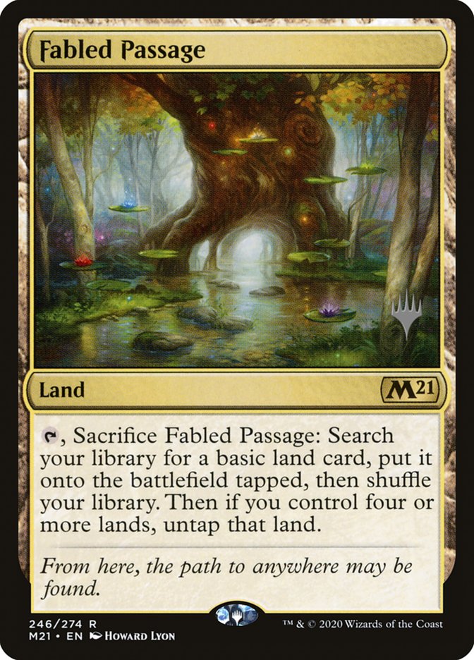 Fabled Passage (Promo Pack) [Core Set 2021 Promos] | Anubis Games and Hobby