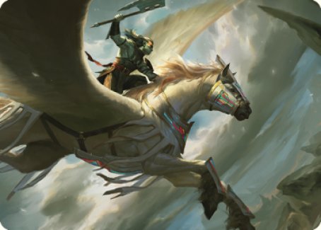 Cleaving Skyrider Art Card [Dominaria United Art Series] | Anubis Games and Hobby