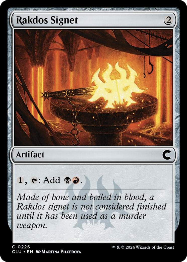 Rakdos Signet [Ravnica: Clue Edition] | Anubis Games and Hobby