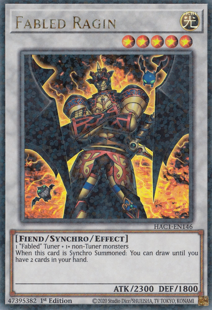 Fabled Ragin (Duel Terminal) [HAC1-EN146] Parallel Rare | Anubis Games and Hobby